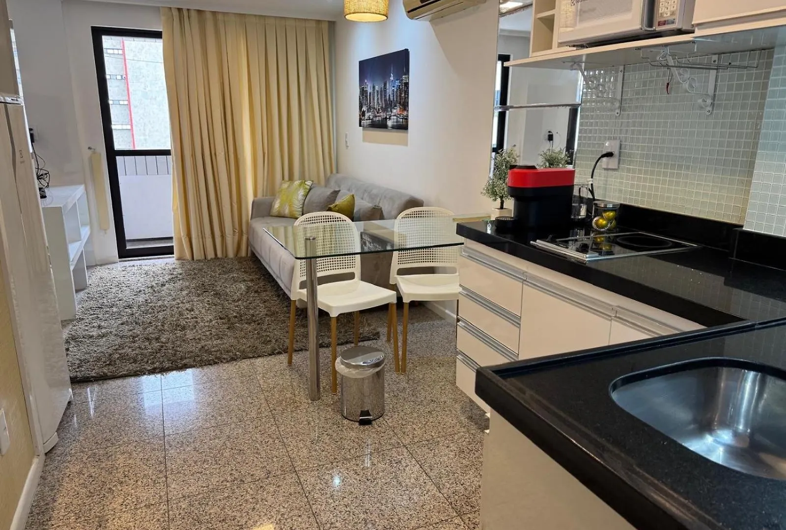 Chic Hotel Suite In Fabulous Meireles Fortaleza With Wifi, Fitness Room